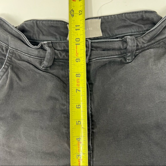 3 for $50 SALE! Everlane Black faded Wide Leg denim cotton Jeans 2 or 27 - Picture 7 of 12